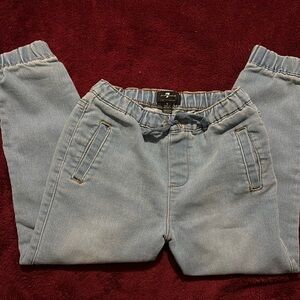 5T light wash 7 for all man kind joggers